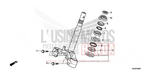 STEERING STEM C125AK de 2019